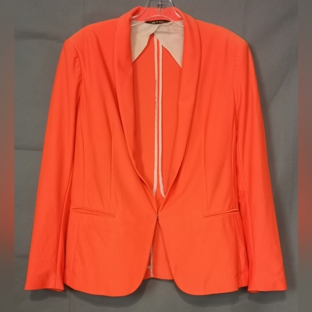Vintage Neon Orange Lightweight Rag & Bone Jacket